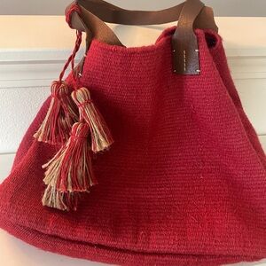 Gorgeous red J. Jill Everyday wear tote